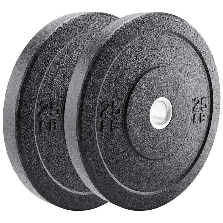 Large Bumper Plate Set Including Barbell (Total 365lbs) - Deadlift Sports