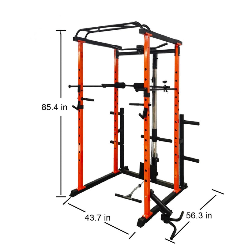 Squat Rack With Pulley And More - Deadlift Sports